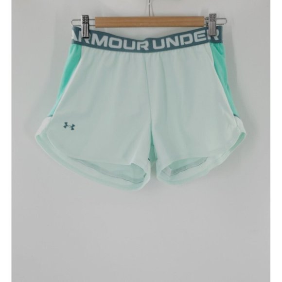 Under Armour Women's Green Athletic Shorts Size S‎ Loose - Picture 1 of 5